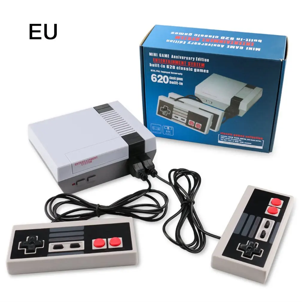 Ретро семейная мини консоль NES с 620 играми Классическая игровая домашняя ТВ