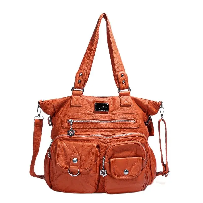 

Fashion Soft Leather Women's Handbags luxury brand Women's One-shoulder Diagonal Bags High Quality Crossbody Bag For Ladies