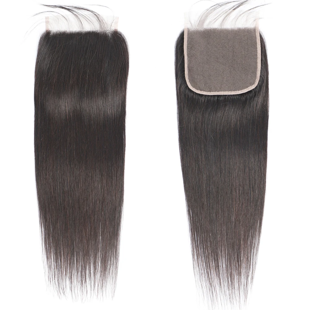 4X4 5X5 6X6 бразильские Прямые швейцарские кружевные застежки Remy человеческие волосы