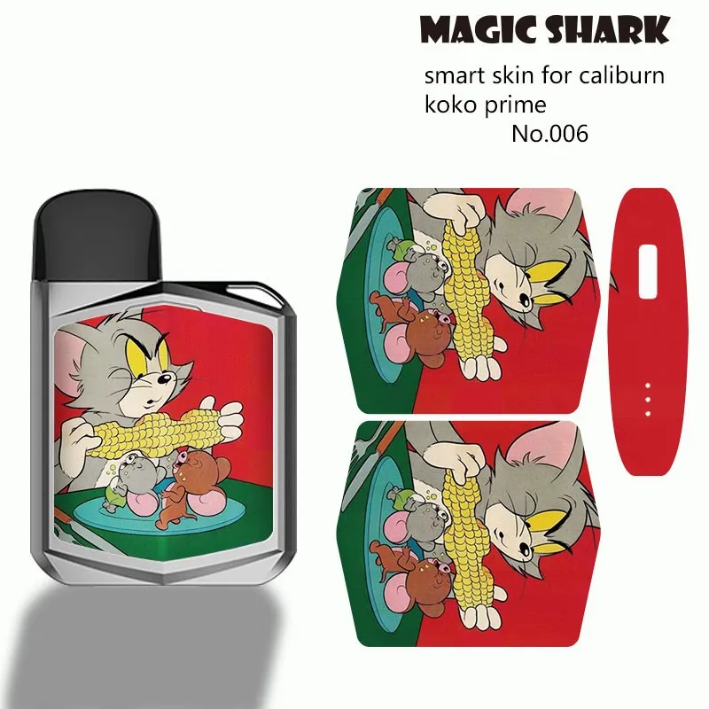 Чехол с изображением волшебной акулы Стильный чехол-наклейка для Uwell Caliburn Koko Prime |