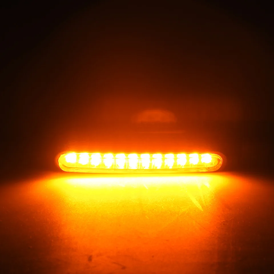 1 пара универсальный 12 SMD чипов белый светодиод для мотоцикла DRL и указатель