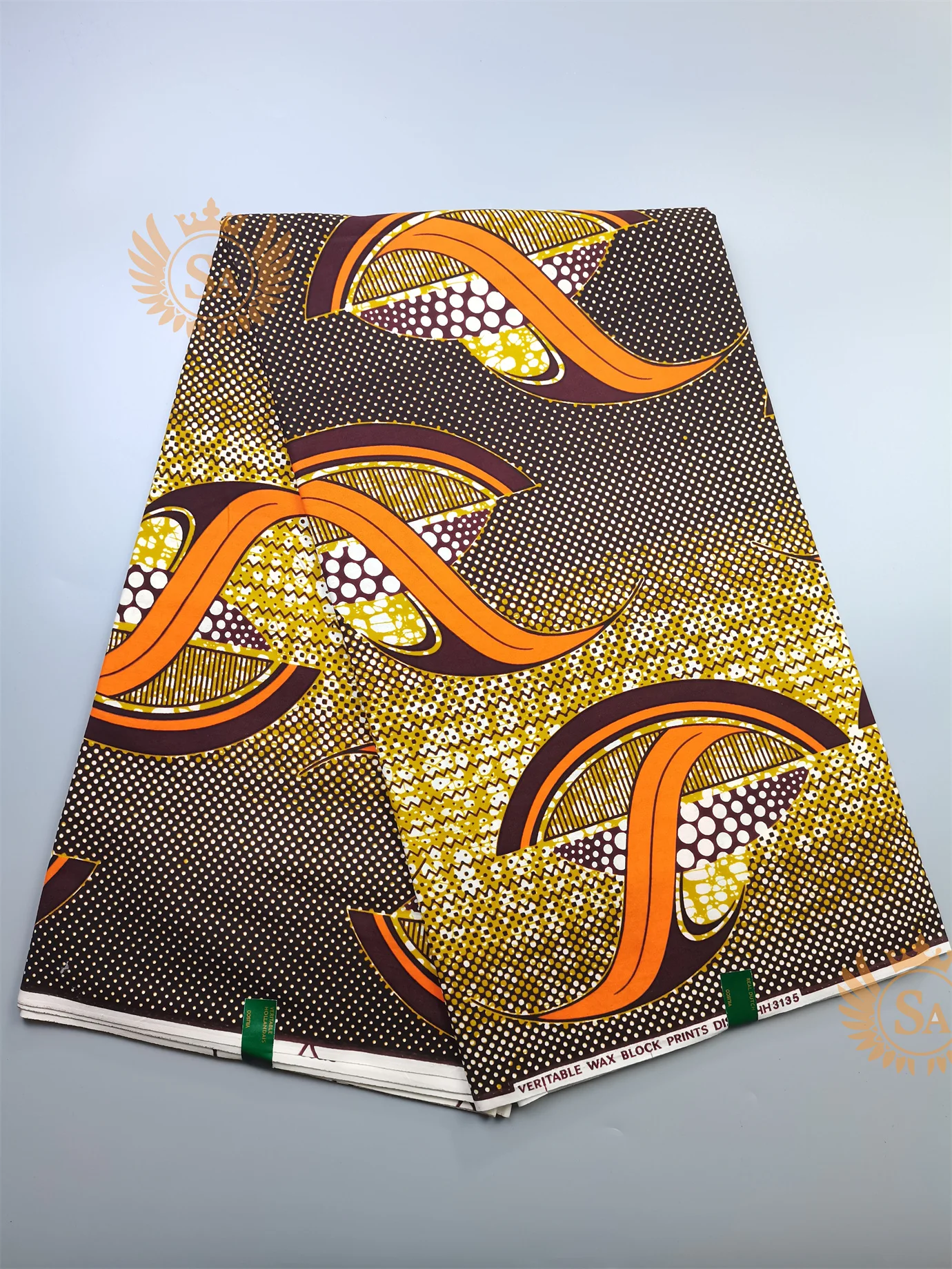 Настоящая восковая ткань высокого качества с гарантированным восковым принтом