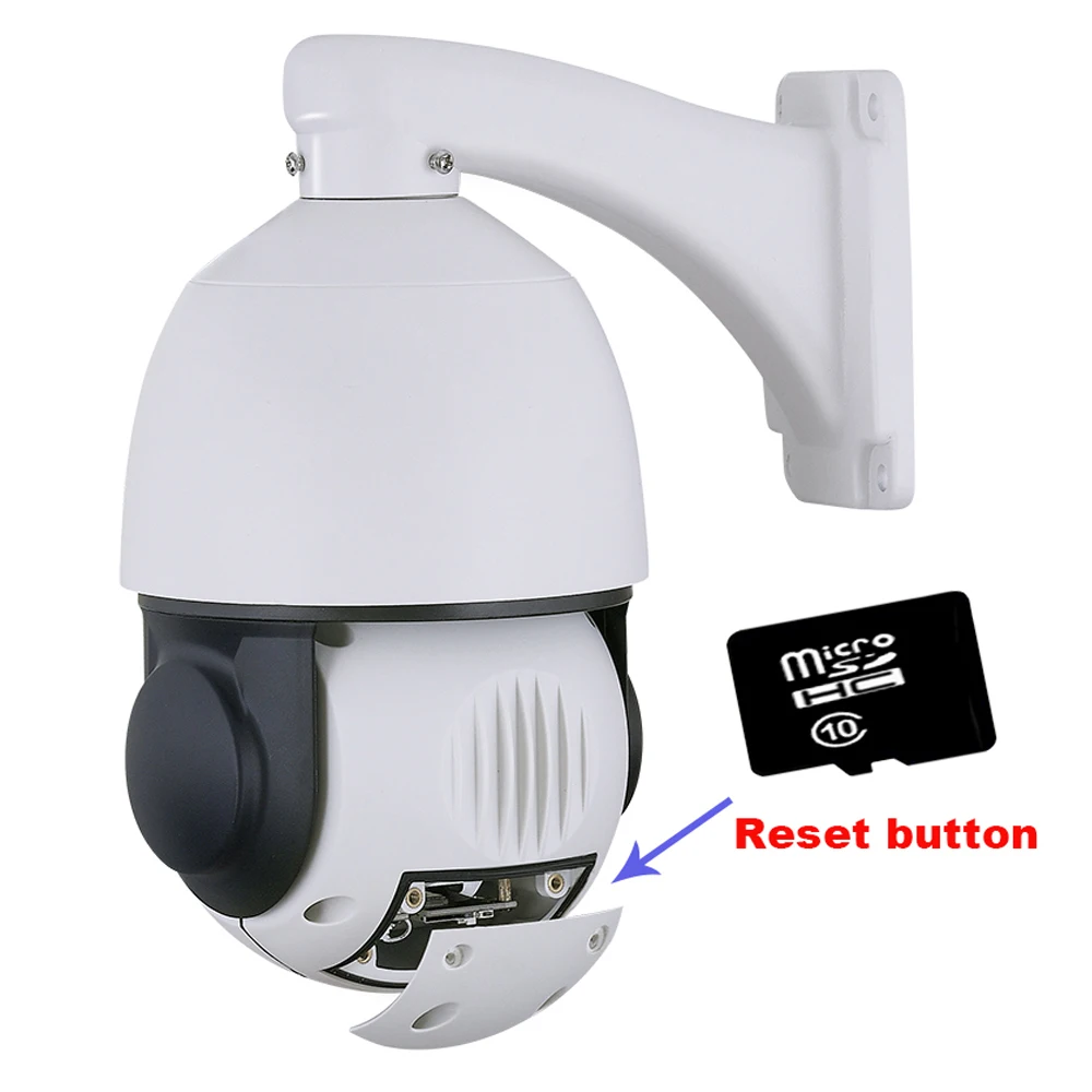 CamHi PoE 1080P 30-кратный зум 2 МП гуманоидная Автоматическая дорожка SONY IMX 307 PTZ