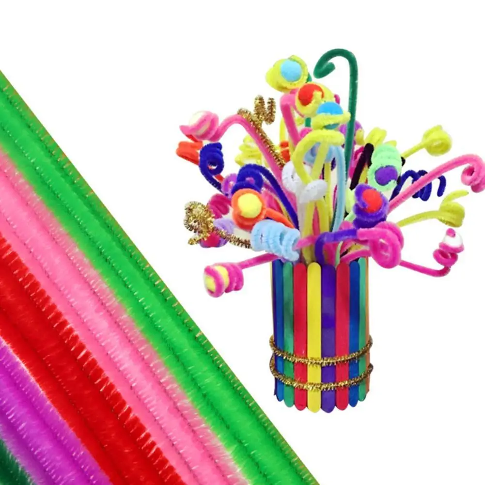 

Montessori Diy Handicrafts Pipe Cleaners Chenille Stems Educational Toy W2Q8