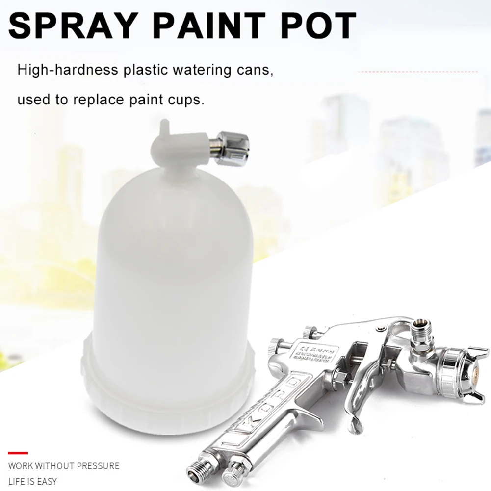 

400 мл распылитель краски инструмент для распыления воздуха Гравитация сменная подача распылитель краски кастрюля для краски соединитель р...