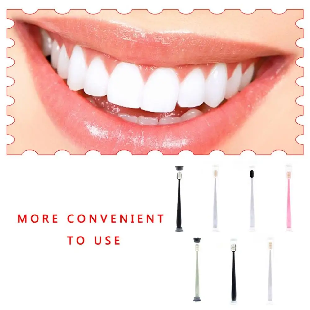 1 шт. Мягкая зубная щетка миллион ультра тонкая супер Щетина Глубокая чистка