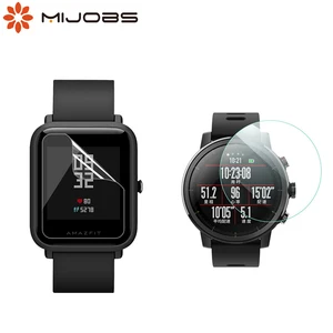 2 шт. Mijobs для Xiaomi Huami Amazfit GTS Bip PACE Lite, мягкая защитная пленка из тпу для экрана Nami (не закаленное стекло), защитная пленка