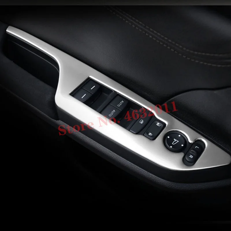 4 шт. панель управления дверью и окном из нержавеющей стали для Honda Civic 10 2016