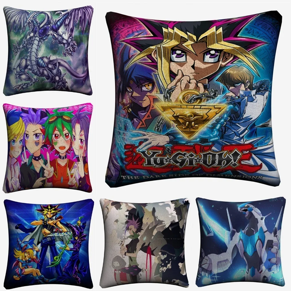 Аниме игрушечные фигурки Yu Gi Oh хлопковая льняная наволочка для дивана сиденья
