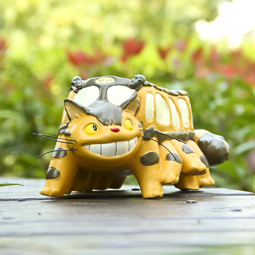 Большой кавайный мультяшный милый очаровательный дикий полосатый Кот автобус