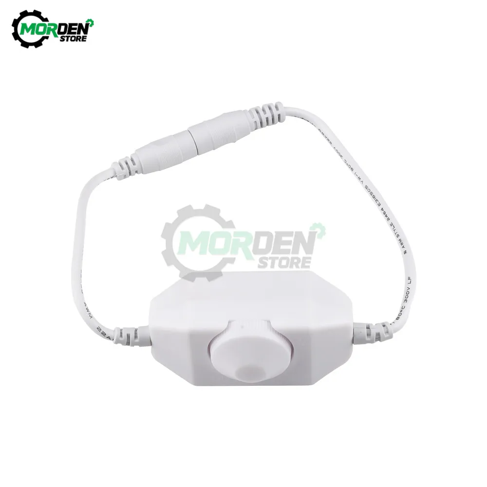 

DC 12V 24V светодиодный диммер переключатель Яркость настроить контроллер для 3528 5050 5730 5630 один Цвет полосы светильник Прямая поставка