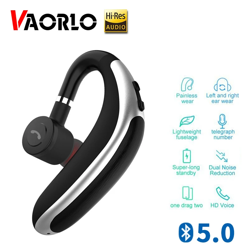 VAORLO K20 бизнес Bluetooth наушники стерео Голосовое управление Handsfree беспроводной 5 0
