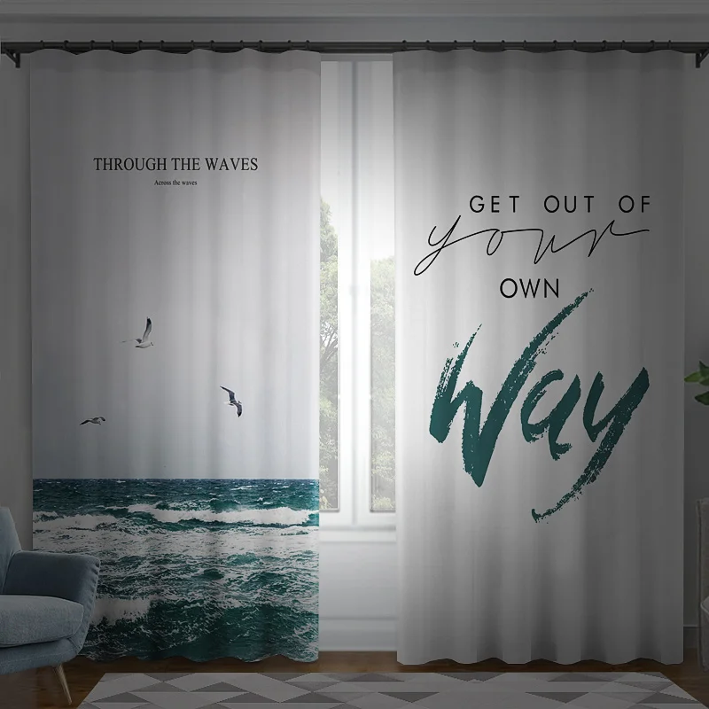 Современные оконные занавески для гостиной спальни кухни светонепроницаемые