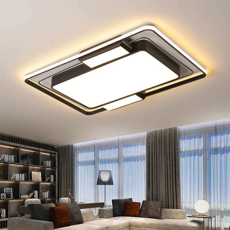 Люстра светодиодная прямоугольная 110 220 В|Люстры| |