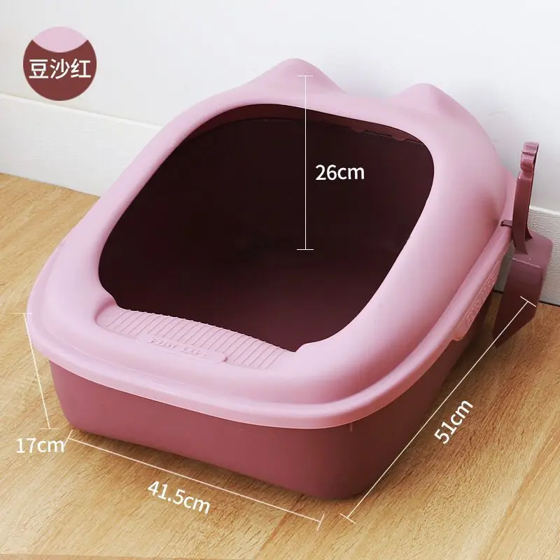 Wurf коробка Katze Autolimpiable Große Kunststoff Крытый Туалет Bettpfanne анти всплеск Produkte Хаус Möbel Selfs