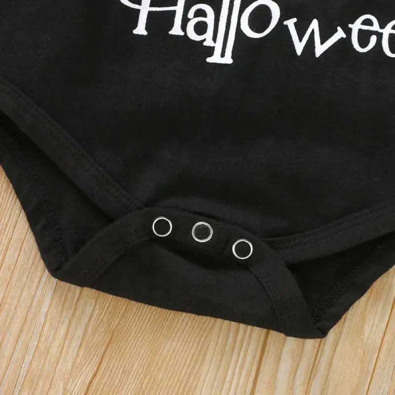 2019 Baby Halloween Clothing Toddler Boys Girls Clothes 2pcs Sets Long Sleeve Pumpkin Romper Cartoon Pants Outfits 0-24M | Детская