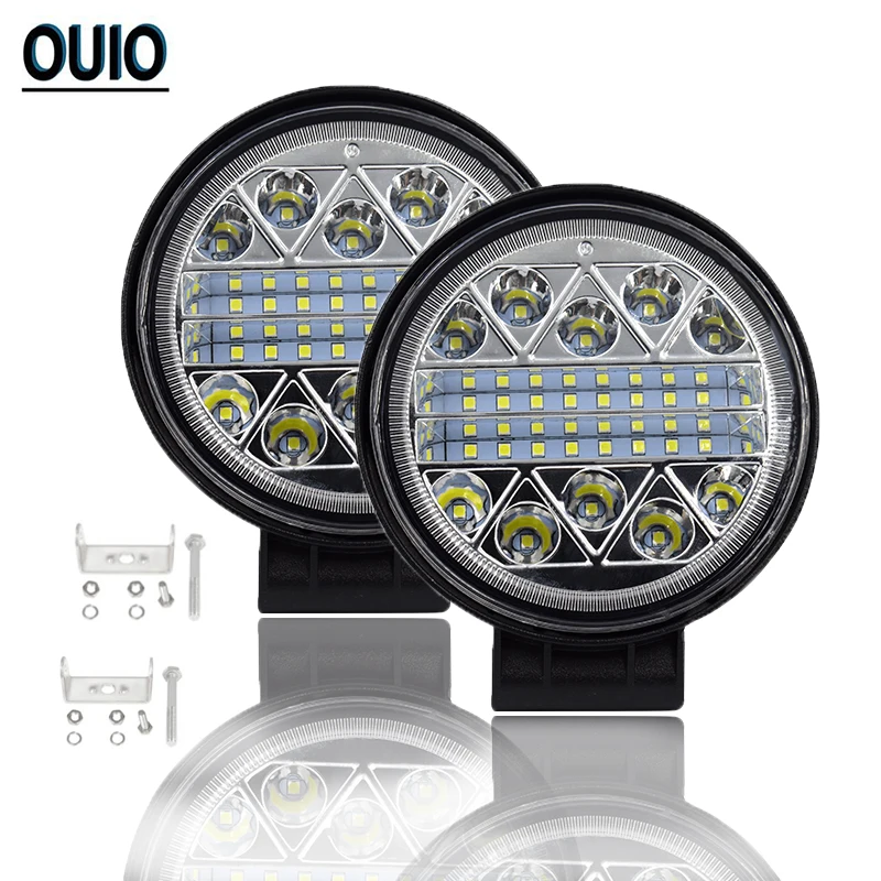 Светодиодные рабочие фары 102 Вт для тракторов Светодиодная панель 4x4 аксессуары