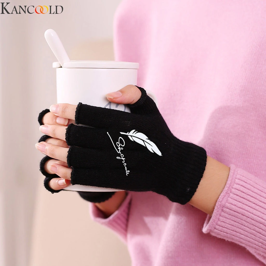 KANCOOLD женские перчатки модные осенние и зимние двойные теплые пятиконечная