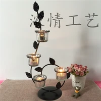 nordic candlestick stick holders metal iron home decoration accessories modern living european decor candle holders bg50ch