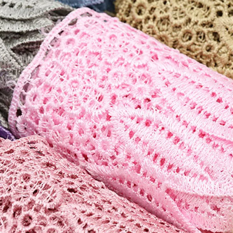 100 ярдов/партия высокое качество красивое кружево лента тесьма 92 мм кружевная