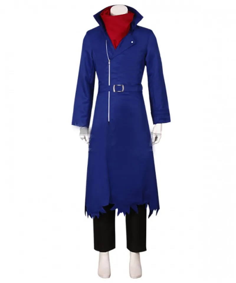 

Ю-Ги-о! Костюм для косплея Yugioh ARC-V Kurosaki Shun, униформа для взрослых голубого цвета, индивидуальный пошив, L321