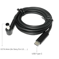usb type c to 6 5x4 4 6 54 4mm male plug converter laptop charging cable cord for sony lg notebook pc power supply adapter