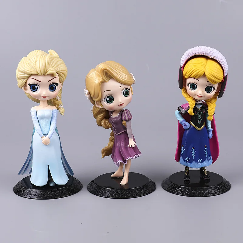 

Disney 3pcs/set Aisha Anna Snow White Cake Tiara Birthday Cake Decoration Princess Party Supplies