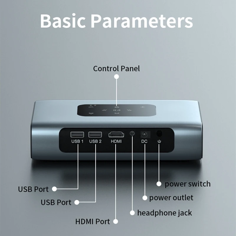 

Mini 4K TV Projector for Smart Home Theater Cinema Beamer Android Mobile Led Portable Full HD 1080P DLP Projector Screen Lazer