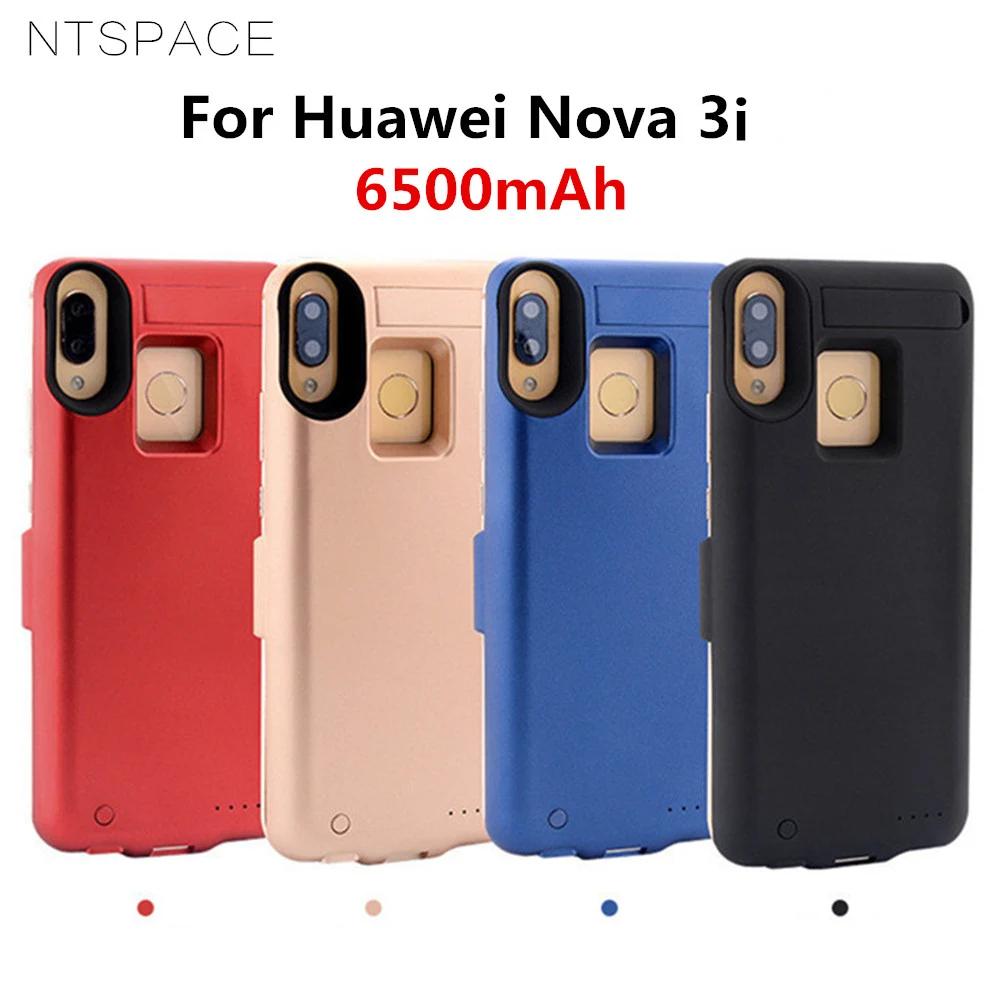 Чехол для резервного внешнего аккумулятора NTSPACE Huawei Nova 3i чехол 6500 мАч зарядки