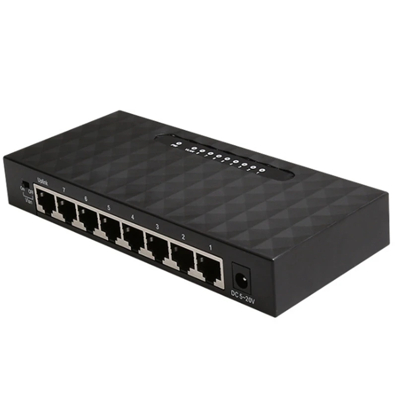 Сетевой коммутатор с 8 портами 1000 Мбит/с Gigabit Ethernet | Компьютеры и офис