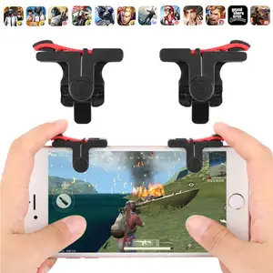 universial 1pair pubg joystick controller triggers gamepad celular joypad gamepad fire aim mobile phone triger тригер