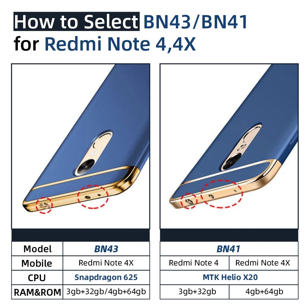 Фото 5 шт./партия, аккумуляторы для Xiaomi Redmi 3 Pro 3S 3X 4X 3pro Hongmi Note 4 4X Mi 5 Mi5 №2