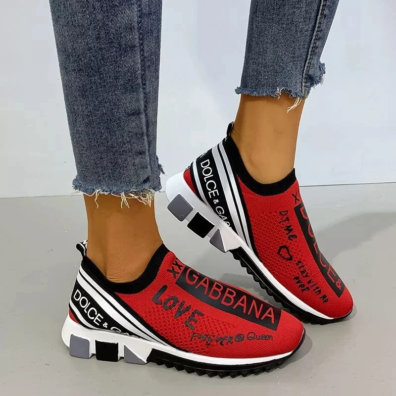 

New Unisex Casual Women's Vulcanize Fashion Footwear Walking Lovers Sock
