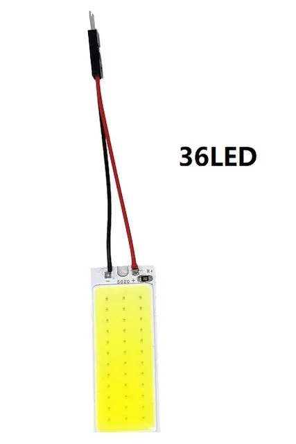 

Белый T10 W5w Cob 24SMD 36SMD 48SMD BA9S Автомобильная светодиодная лампа для номерного знака Автоматическая внутренняя лампа для чтения Багажник Festoon Light 12V