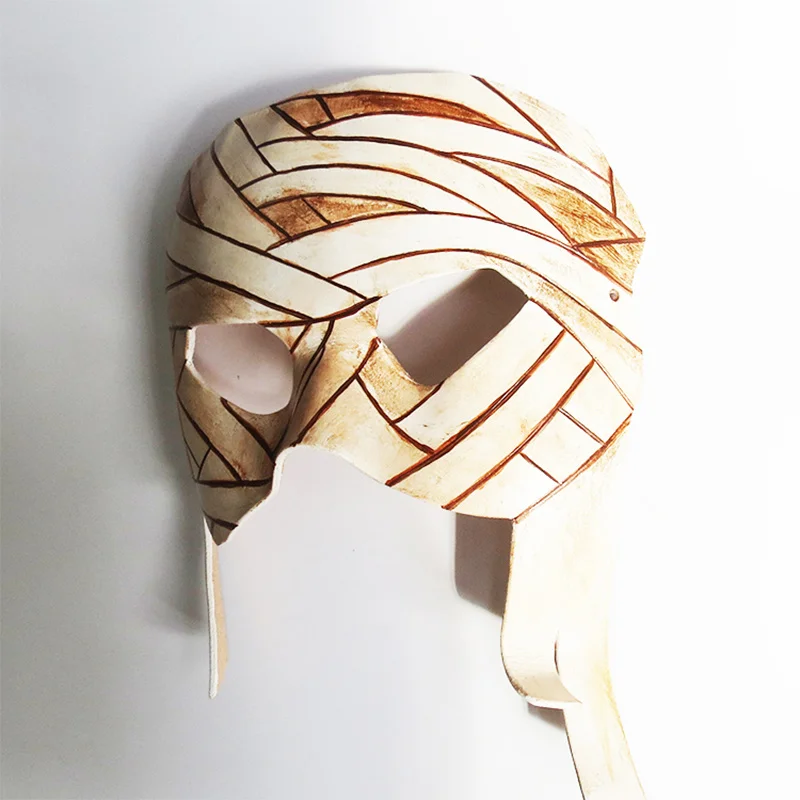 Маскарадная маска для Хэллоуина из натуральной коровьей кожи маскарадные маски