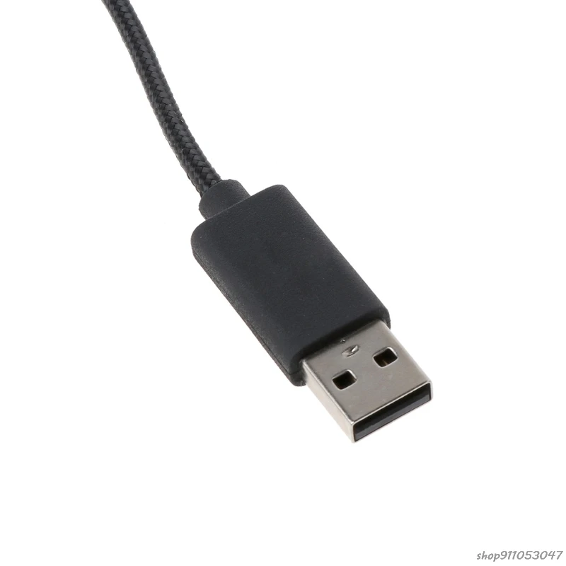 Бесплатная доставка сменный прочный нейлоновый Плетеный USB-кабель для мыши logitech