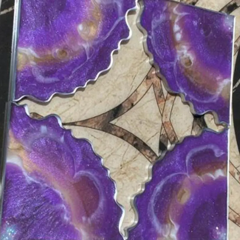 

2Pcs/Set Crystal Epoxy Resin Mold Coaster Casting Silicone Mould Handmade DIY