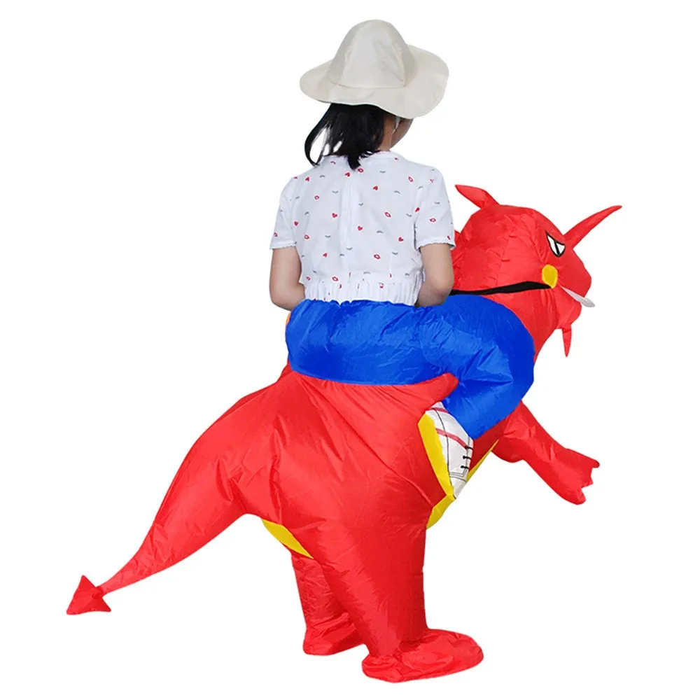 

Inflatable 3d Dinosaur Costume Party Cosplay Costumes Mascot Anime Halloween Can Ride Costume For Adult Kids Dinosaur Brinquedos