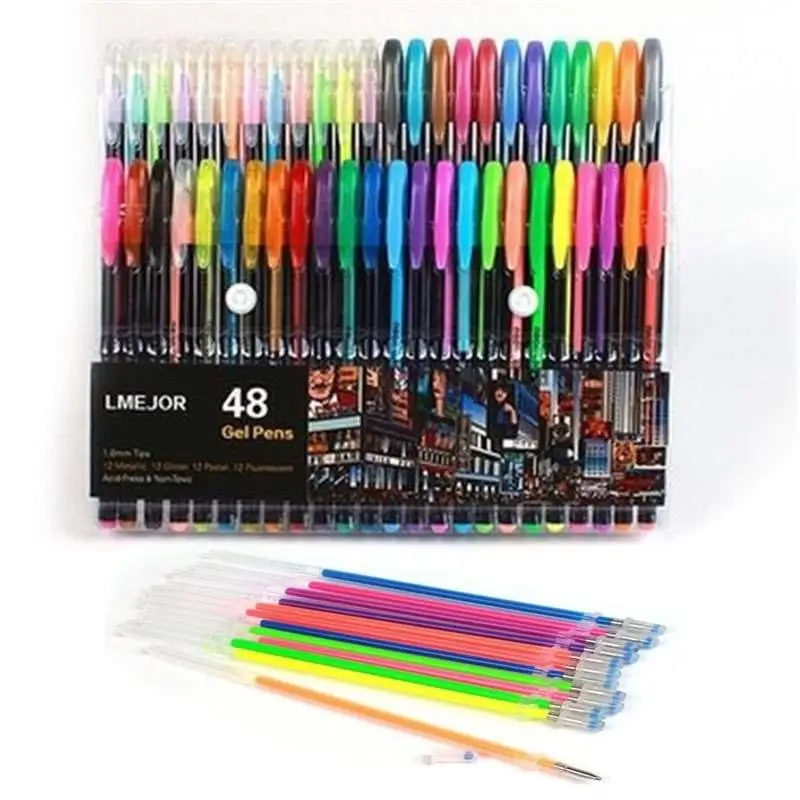 

Office Products Sketch Food Painting Gel Ink Refills Marker School Supplies Student Fluorescence Colorful