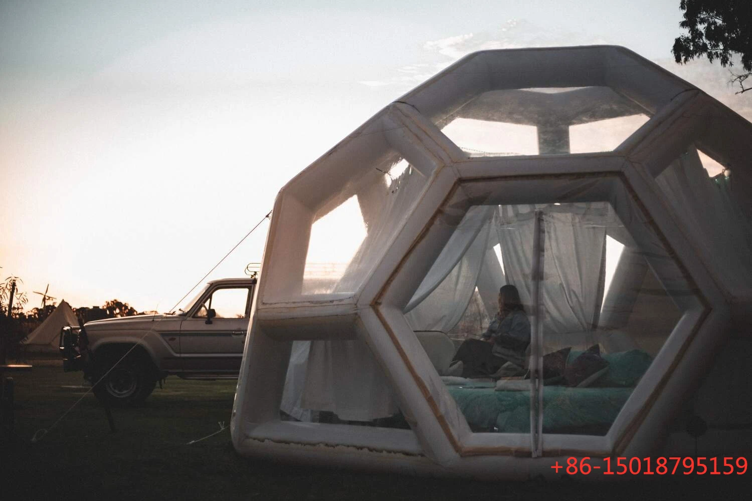 Туристическая надувная палатка прозрачный воздушный купол Igloo газон пузырьковая