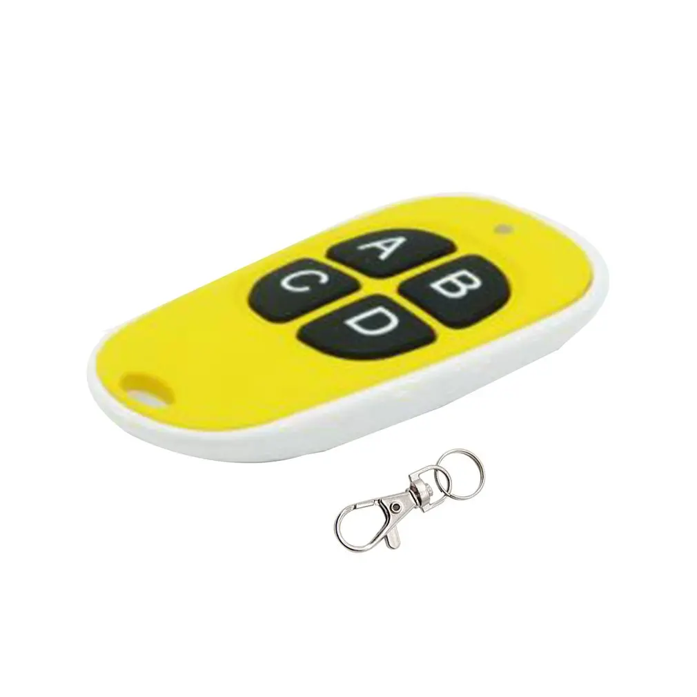 

433MHZ Copy Remote Control Garage Door Durable Remote Control With Emission LED And Low Battery Indicator