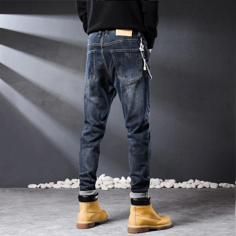 Man Jeans Men's Jeans Mens Pants Korean Jeans Pantalon Jeans Homme Denim Pants Denim Jeans Trousers casual Men Elastic Comfort
