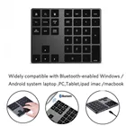 Бесплатная доставка, беспроводная Bluetooth-клавиатура 34 клавиши, цифровая клавиатура, клавиатура для Apple Mac-book, беспроводная клавиатура