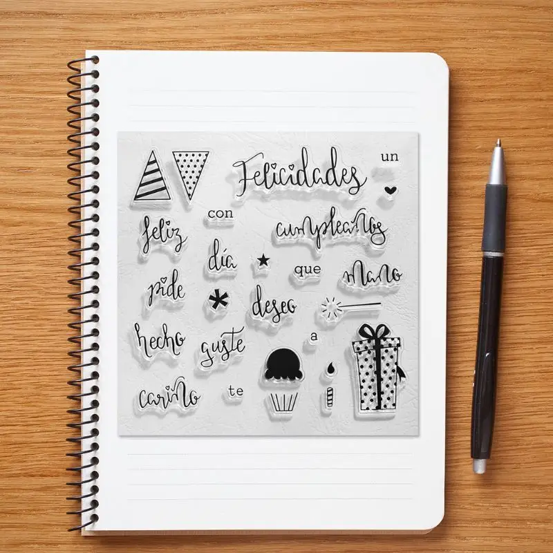 Силиконовая прозрачная печать для скрапбукинга | Дом и сад