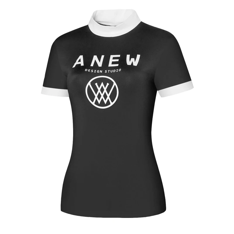 

Новая летняя одежда для гольфа, 2 цвета, Женская Спортивная повседневная футболка с коротким рукавом, дышащая быстросохнущая рубашка-поло, б...