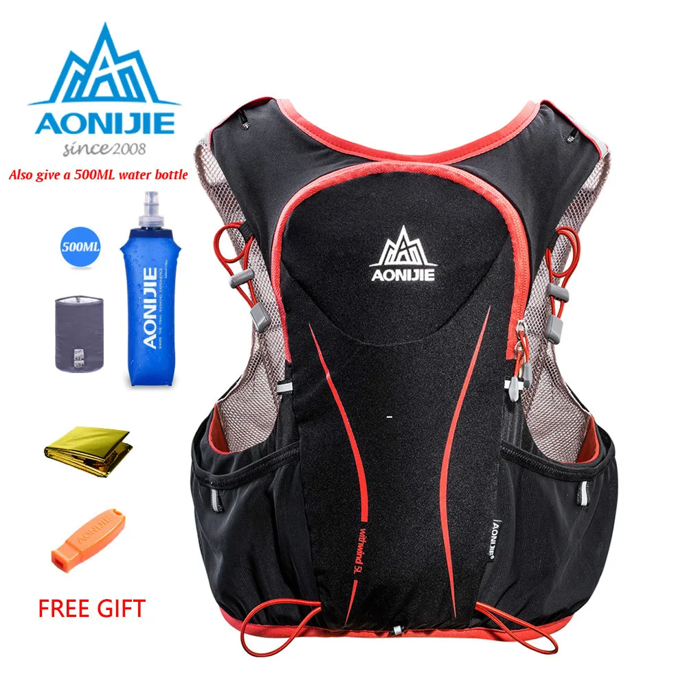 

AONIJIE Gift E906 Hydration Pack Backpack Rucksack Bag Vest Harness Water Bladder Hiking Camping Running Marathon Race Sports 5L