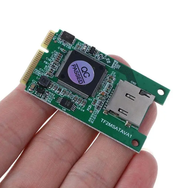 Micro SD TF карта для Mini PCI-E mSATA SSD адаптер карта твердотельный накопитель конвертер для ПК компьютер ноутбук