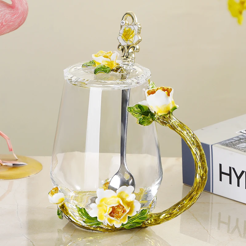 Эмалированная чашка для воды ароматизированного чая креативное семейное