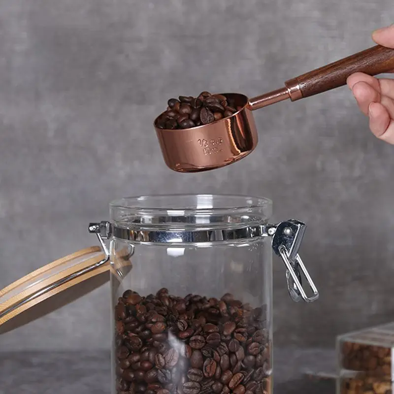 

Stainless Steel Measuring Spoon Coffee Beans Bar Measuring Spoon Scoop Flavouring Tablespoon Kitchen Accessories