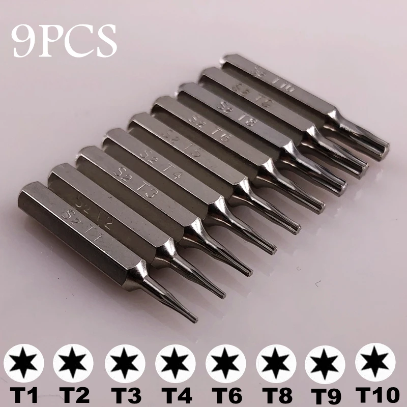 Отвертка Torx 1/2 "(4 мм), отвертка T1 T2 T3 T4 T5 T6 T8 T9 T10 PH000 Pentalobe 3/25/0,8 для Macbook Air Pro iphone